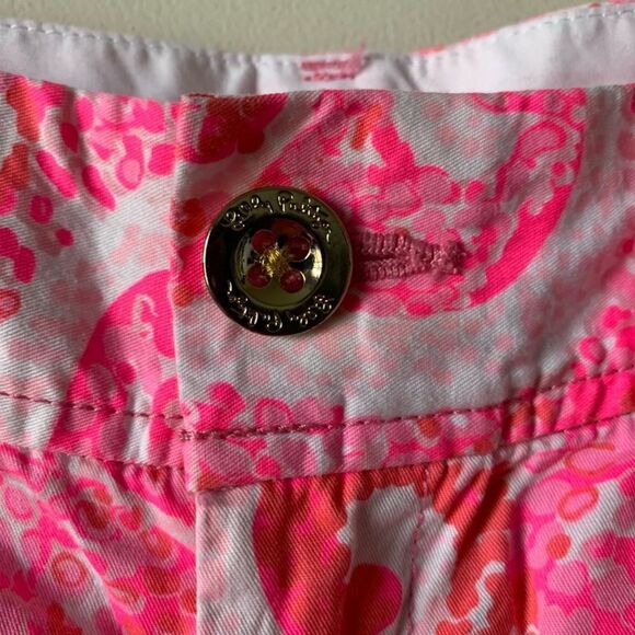 Lilly Pulitzer Pink Pout Paisley Walsh Shorts - Picture 5 of 9